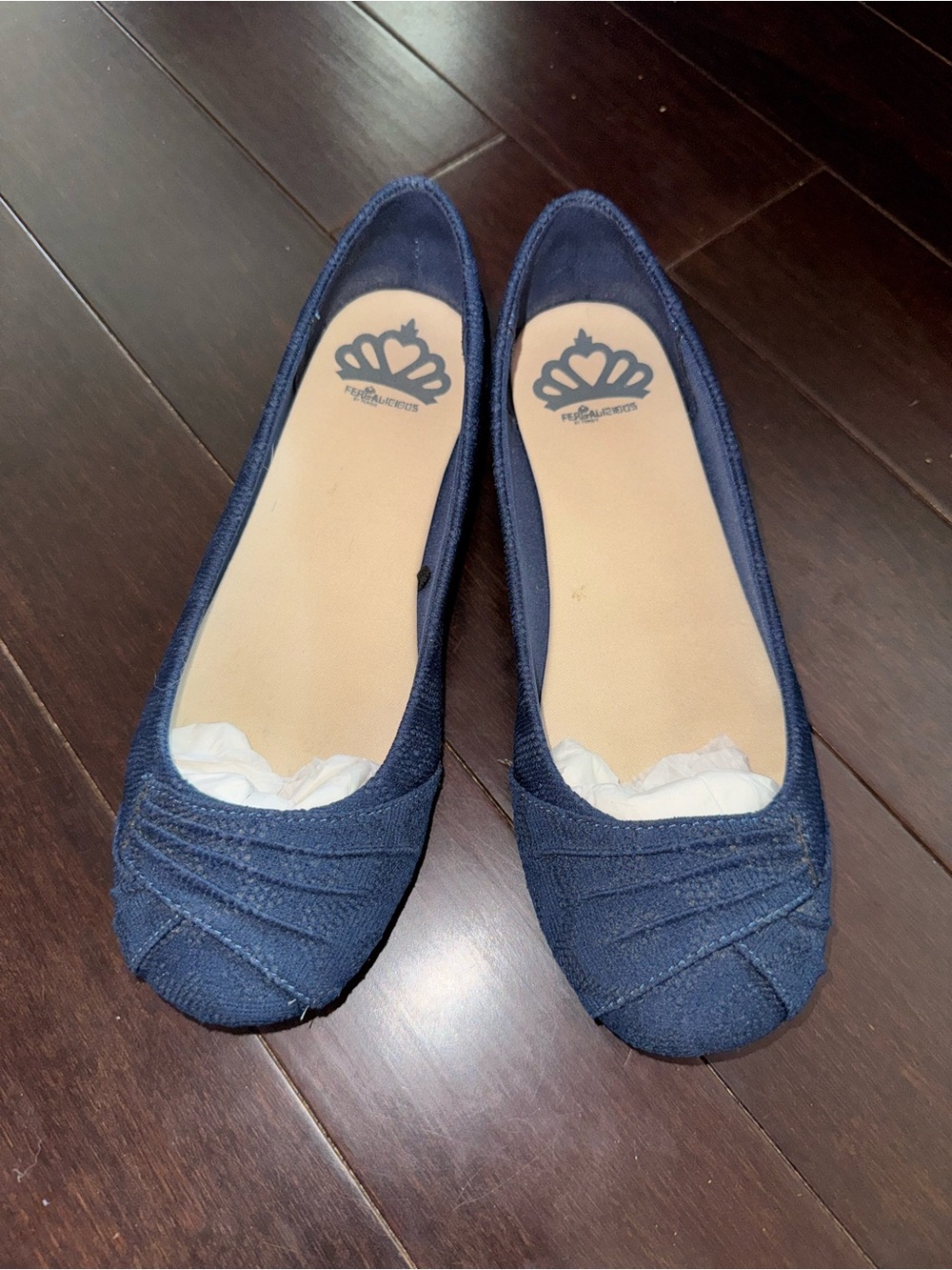 Fergalicious navy blue ballet Flats